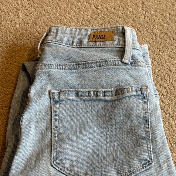 Paige Jeans Hoxton Ankle Peg Skinny High Waist Ankle Yosemite Button Fly Size 26 - Picture 5 of 14